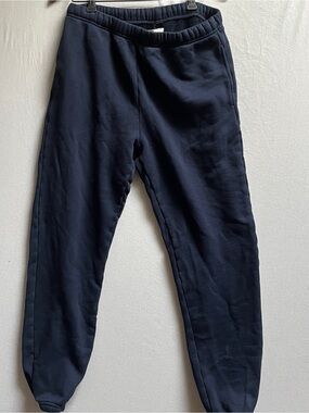 Les Tien Heavyweight Brushed Cotton Fleece Snap Sweatpants M